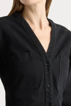 Hua Shang Group (H.K.) Ltd Emmett Structured-Sleeve Denim Jacket< Outerwear