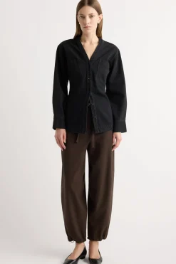 Hua Shang Group (H.K.) Ltd Emmett Structured-Sleeve Denim Jacket< Outerwear