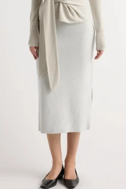 Brilliant Wise Corporation Limited Esti Side-Zip Organic Cotton-Wool Skirt< Skirts