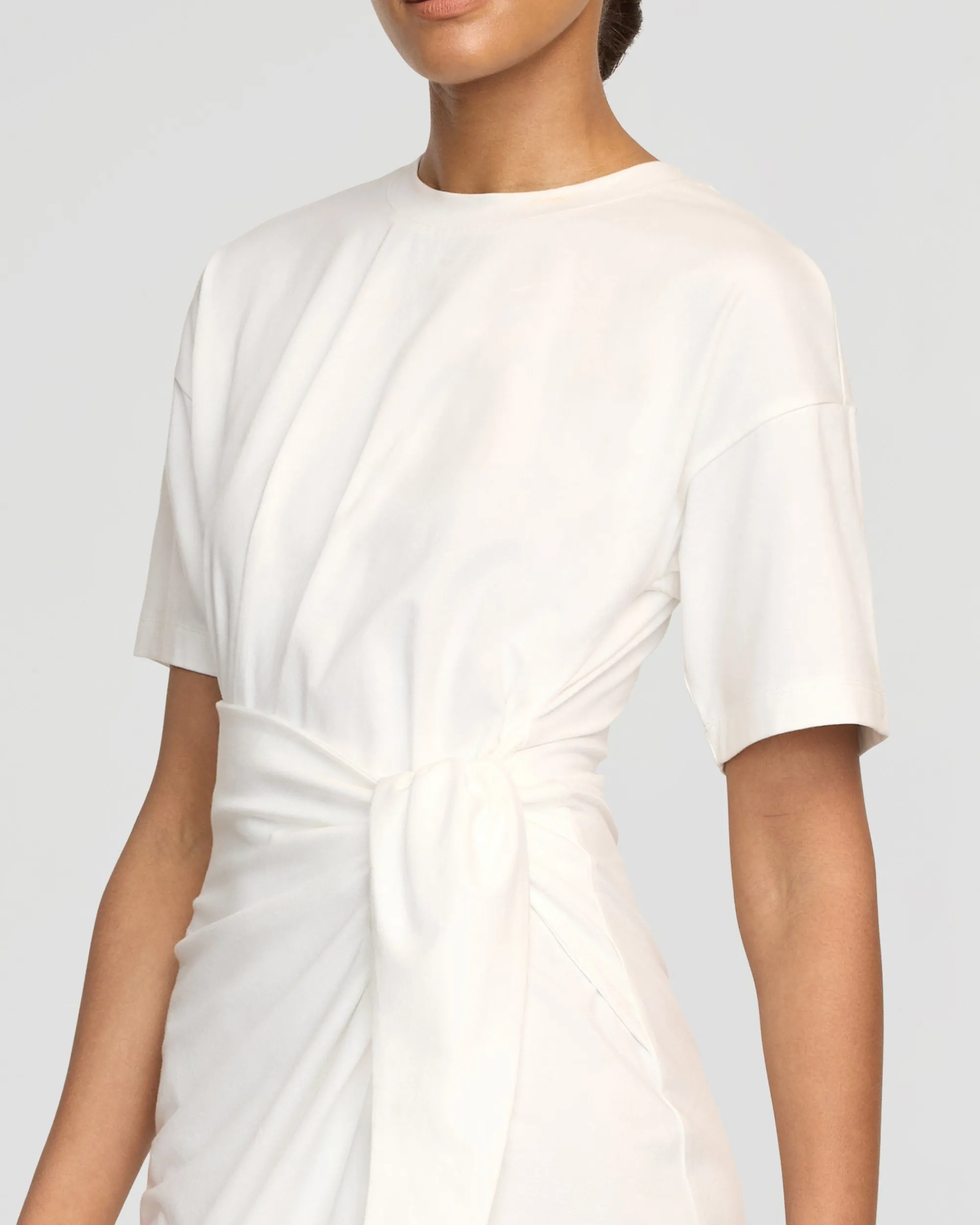 Lever Style LLC Fallon Organic Cotton T-Shirt Wrap Dress< Dresses