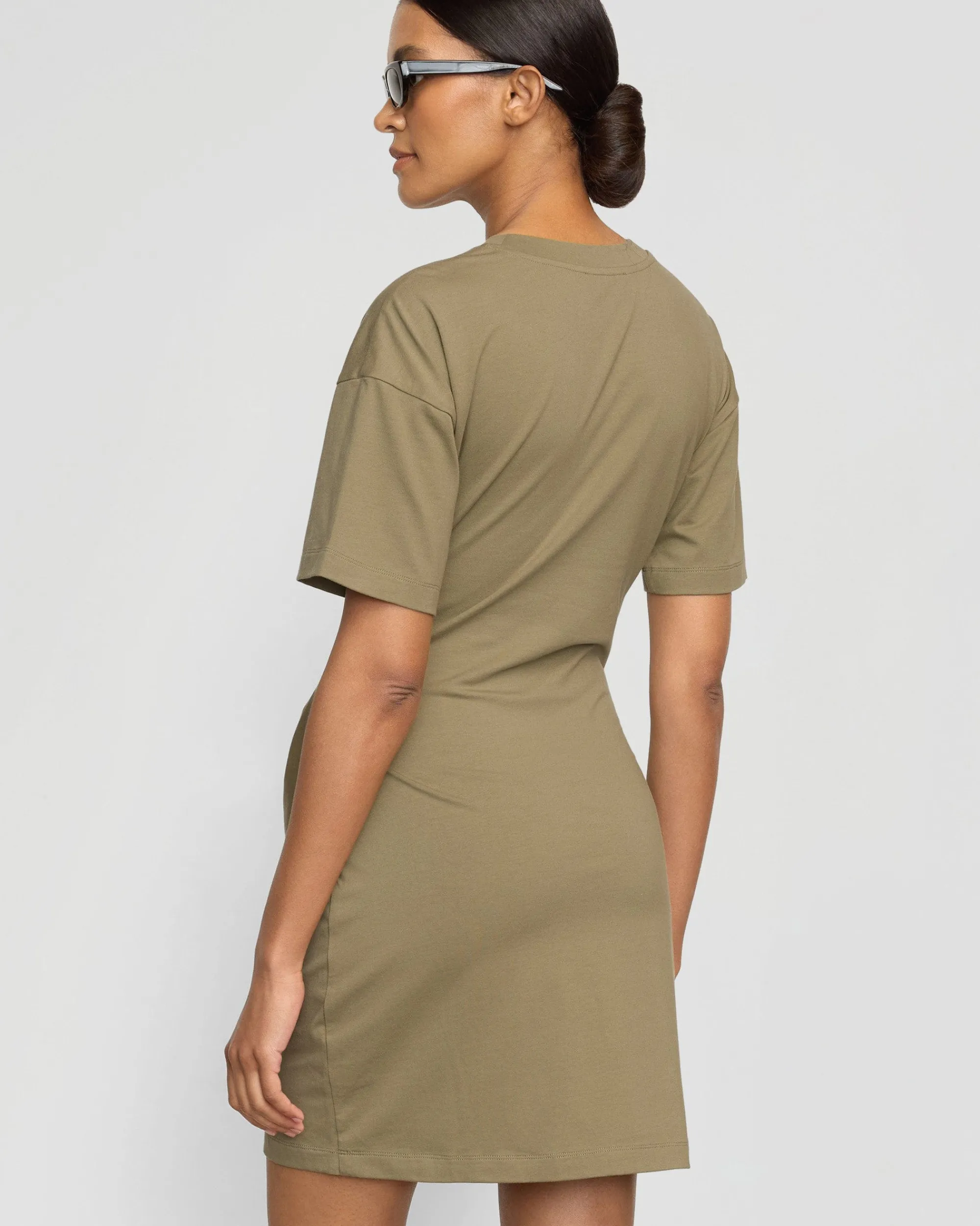 Lever Style LLC Fallon Organic Cotton T-Shirt Wrap Dress< Dresses