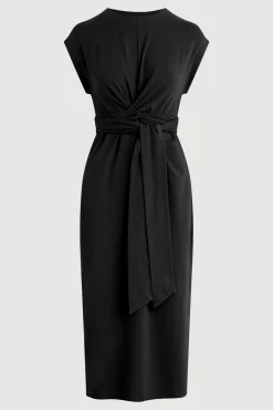 Lever Style LLC Fei Tie-Front Organic Cotton Dress< Dresses