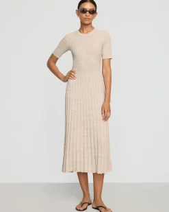 Brilliant Wise Corporation Limited Fena Wide-Ribbed Sweater Dress< Dresses