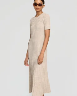 Brilliant Wise Corporation Limited Fena Wide-Ribbed Sweater Dress< Dresses