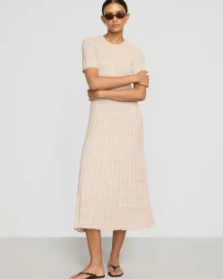 Brilliant Wise Corporation Limited Fena Wide-Ribbed Sweater Dress< Dresses