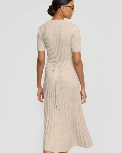 Brilliant Wise Corporation Limited Fena Wide-Ribbed Sweater Dress< Dresses