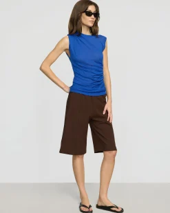 Hua Jia Gallia Stretch-Waist Bermuda Short< Shorts