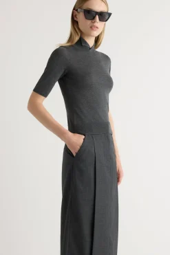 Hua Jia Georgina Wool-Blend Suiting Skirt< Skirts