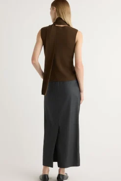 Hua Jia Georgina Wool-Blend Suiting Skirt< Skirts