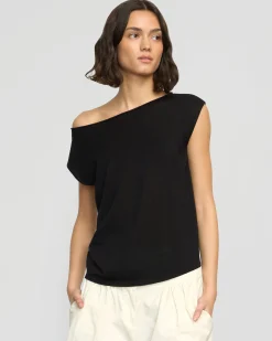 Brilliant Wise Corporation Limited Hanna Off-Shoulder Tencel-Wool Top< Sweaters|Tops