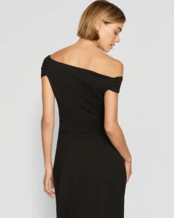 Asia Consultancy Co., Ltd Iryna Asymmetric Off-Shoulder Dress< Dresses