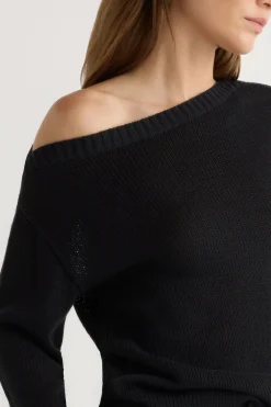 Brilliant Wise Corporation Limited Issa Lightweight Off-Shoulder Sweater< Sweaters