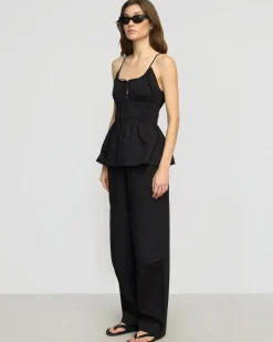 Fashion Apparels Jamila Organic Cotton Ruched Cami< Tops
