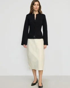 Hua Jia Jarmaine Back-Slit Barrel Skirt< Skirts