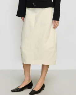 Hua Jia Jarmaine Back-Slit Barrel Skirt< Skirts