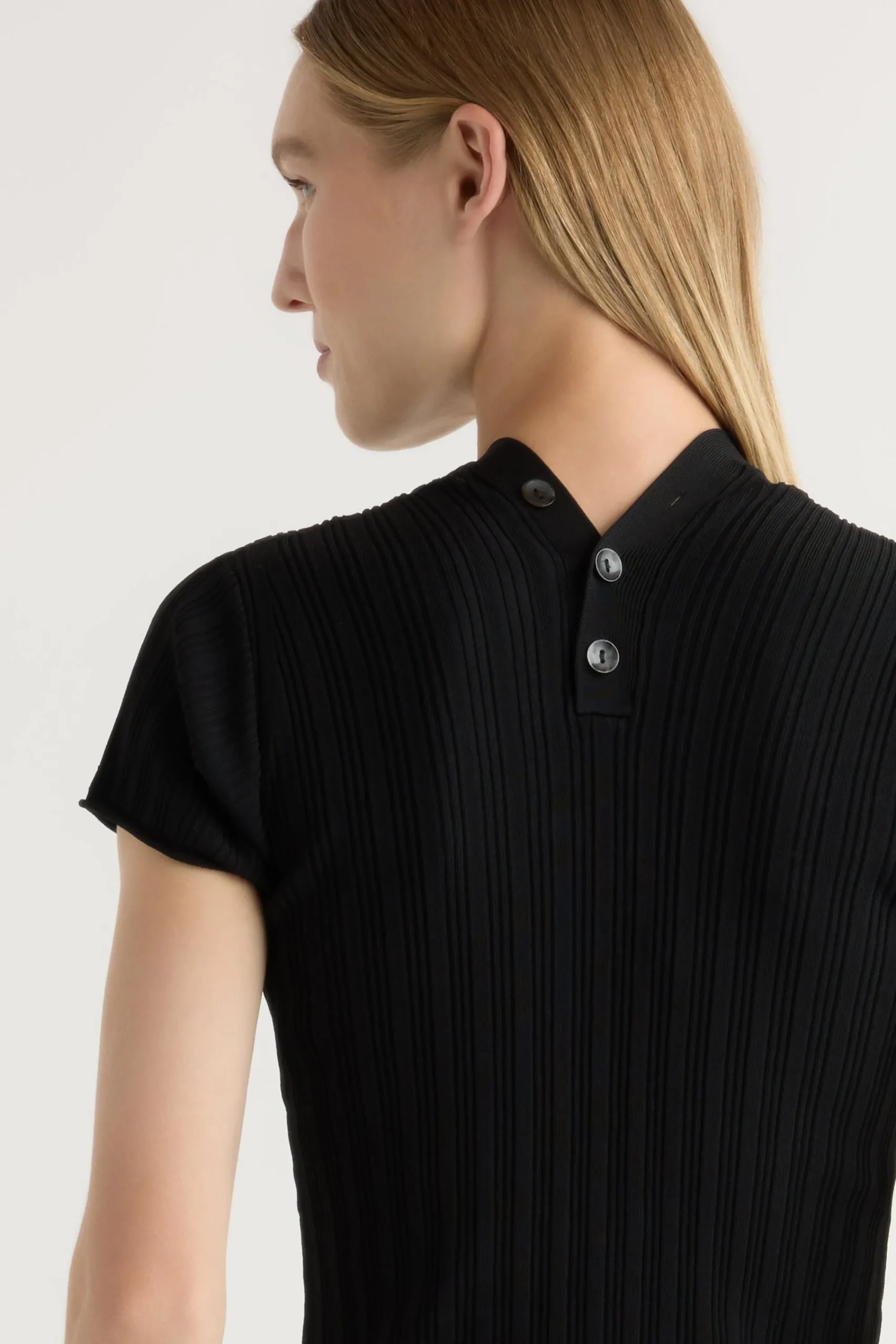 Brilliant Wise Corporation Limited Jeni Button V-Neck Sweater Top< Sweaters|Tops