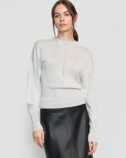 Brilliant Wise Corporation Limited Jillian Pointelle Tencel-Wool Sweater< Sweaters