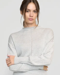 Brilliant Wise Corporation Limited Jillian Pointelle Tencel-Wool Sweater< Sweaters