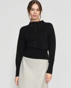 Brilliant Wise Corporation Limited Jillian Pointelle Tencel-Wool Sweater< Sweaters