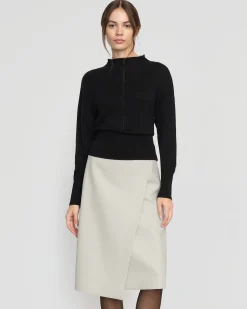 Brilliant Wise Corporation Limited Jillian Pointelle Tencel-Wool Sweater< Sweaters