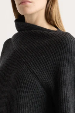 Brilliant Wise Corporation Limited Julisa Asymmetric-Neck Sweater< Sweaters