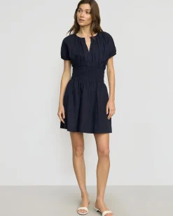 Fashion Apparels Kaci Cinched-Waist Organic Cotton Dress< Dresses