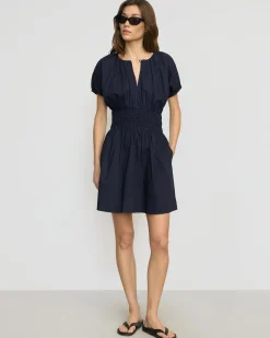 Fashion Apparels Kaci Cinched-Waist Organic Cotton Dress< Dresses