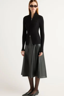 Expert Group Limited Kaine Ribbed Two-Way Zip Sweater< Sweaters