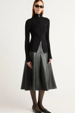 Expert Group Limited Kaine Ribbed Two-Way Zip Sweater< Sweaters