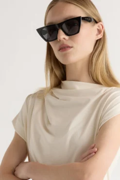 Asia Consultancy Co., Ltd Kenny Asymmetric-Neck Tee< Tees|Tops