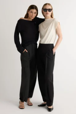 Asia Consultancy Co., Ltd Kenny Asymmetric-Neck Tee< Tees|Tops