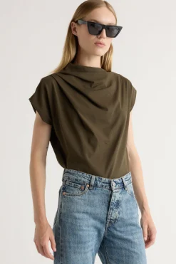 Hua Shang Group (H.K.) Ltd Kenny Asymmetric-Neck Tee< Tees|Tops