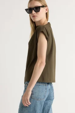Hua Shang Group (H.K.) Ltd Kenny Asymmetric-Neck Tee< Tees|Tops