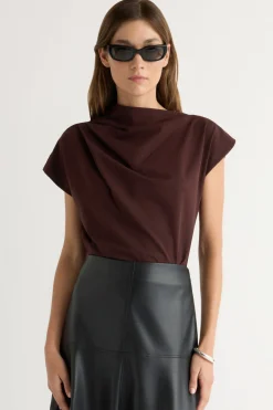 Hua Shang Group (H.K.) Ltd Kenny Asymmetric-Neck Tee< Tees|Tops