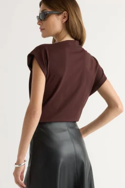 Hua Shang Group (H.K.) Ltd Kenny Asymmetric-Neck Tee< Tees|Tops