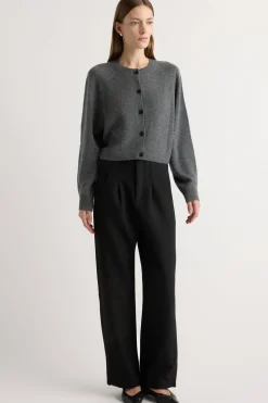 Brilliant Wise Corporation Limited Kiri Cashmere Button Sweater< Sweaters