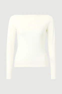 Asia Consultancy Co., Ltd Lainey Organic Cotton Slit-Neck Tee< Tops|Tees