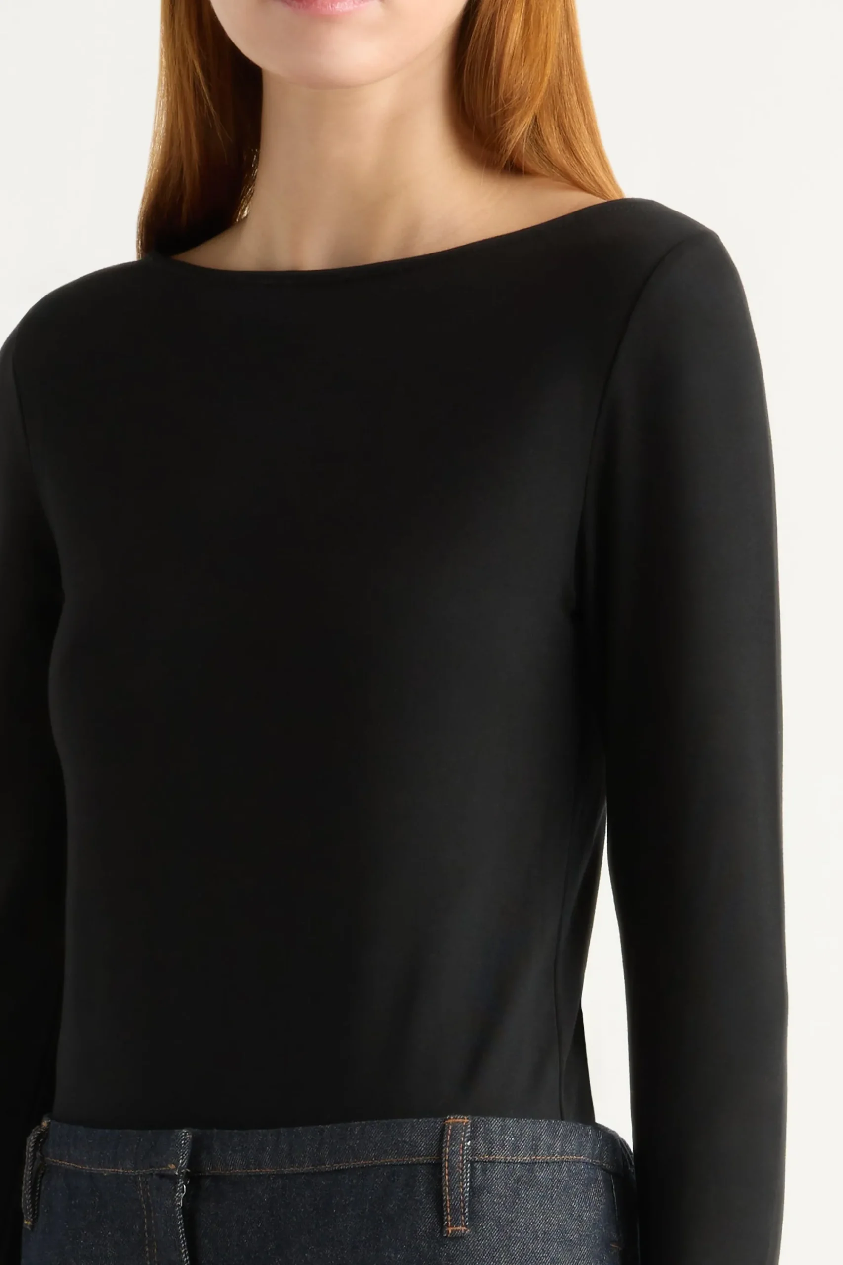 Asia Consultancy Co., Ltd Lainey Organic Cotton Slit-Neck Tee< Tees|Tops