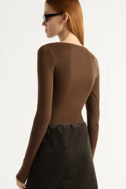 Asia Consultancy Co., Ltd Lana Tencel-Wool Semi-Sheer Tee< Tees|Tops