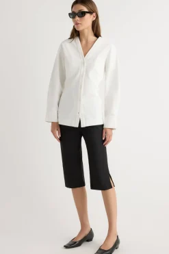 Hua Jia Lexi Tailored Capri Pant< Pants
