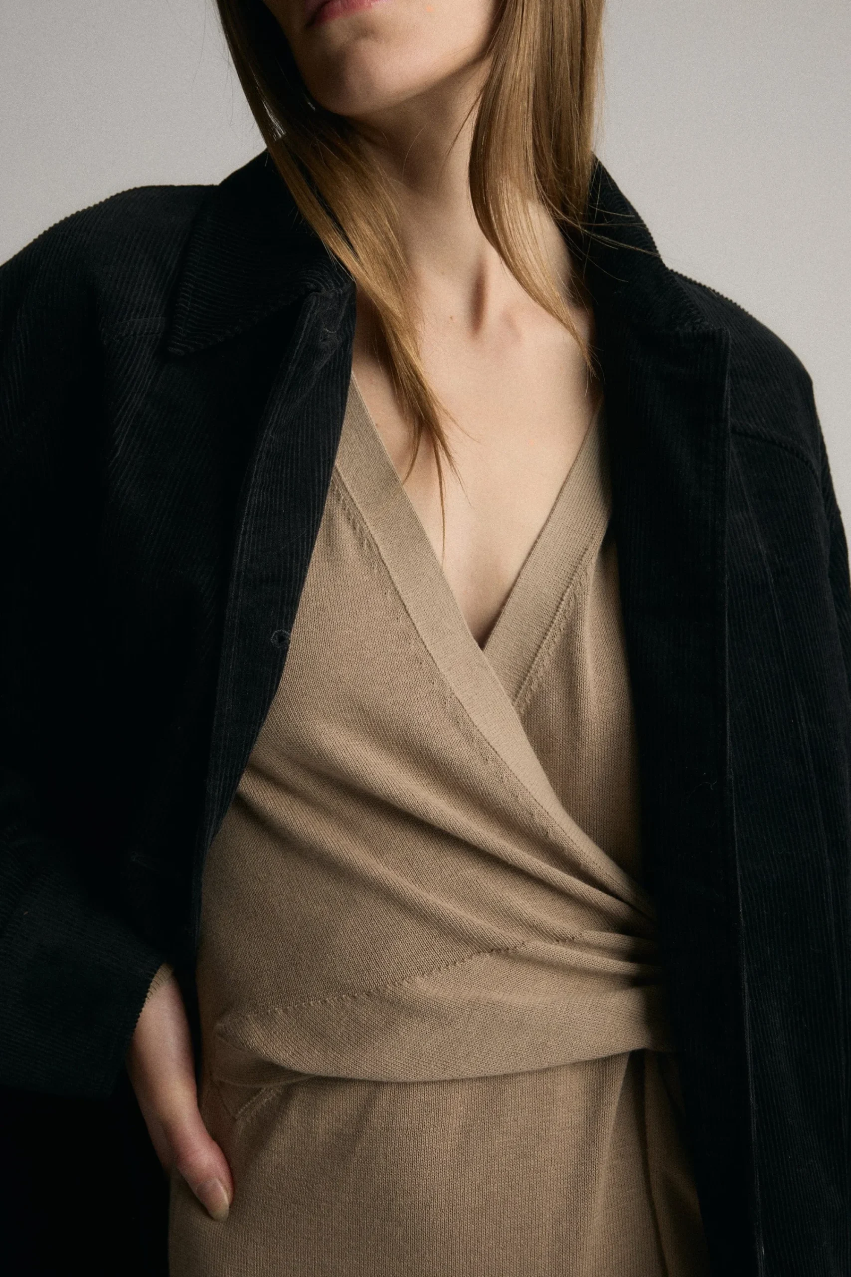 Brilliant Wise Corporation Limited Linden Front-Wrap Sweater Dress< Dresses