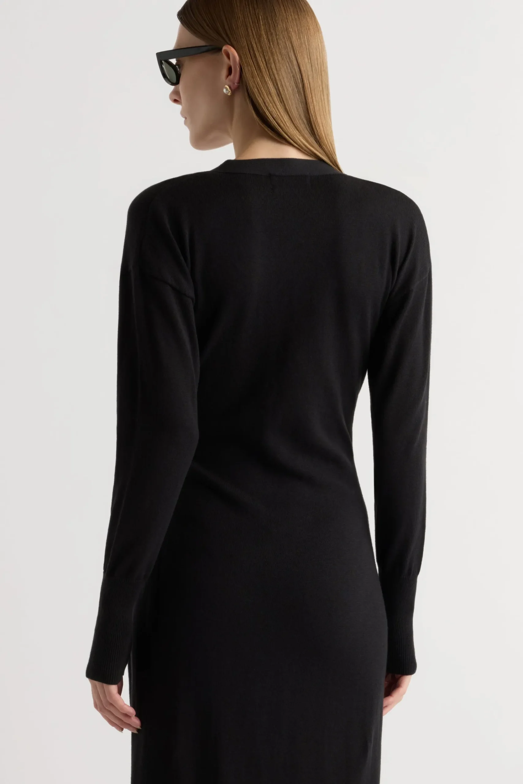 Brilliant Wise Corporation Limited Linden Front-Wrap Sweater Dress< Dresses