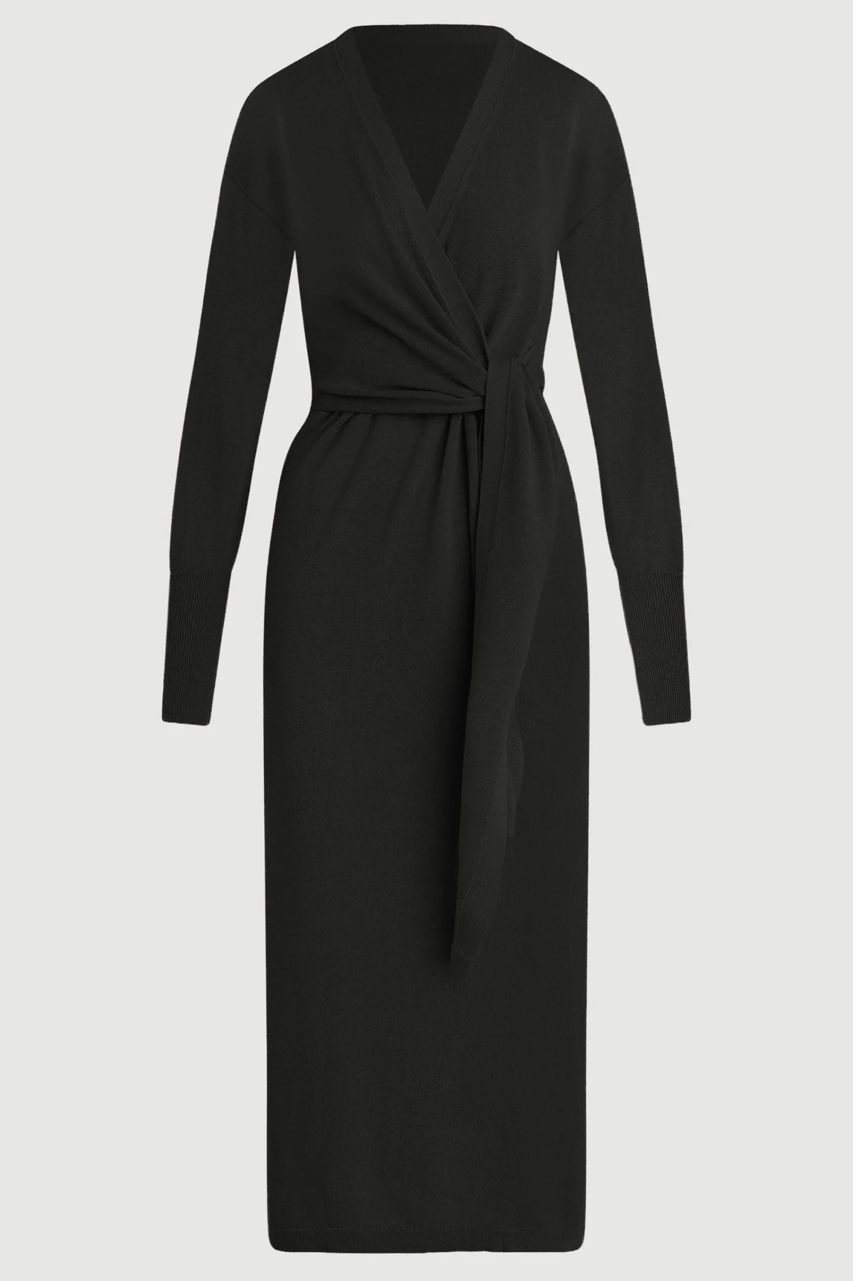 Brilliant Wise Corporation Limited Linden Front-Wrap Sweater Dress< Dresses