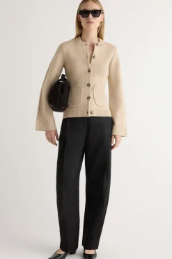 Hua Jia Lucia Tailored Barrel-Leg Pant< Pants