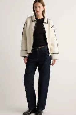 Hua Shang Group (H.K.) Ltd Madison Contrast Trim Coat< Outerwear