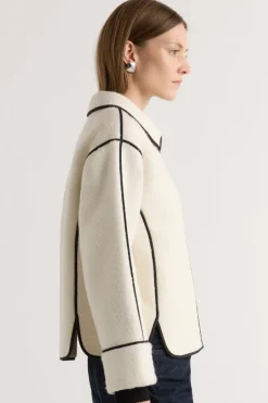 Hua Shang Group (H.K.) Ltd Madison Contrast Trim Coat< Outerwear