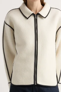 Hua Shang Group (H.K.) Ltd Madison Contrast Trim Coat< Outerwear