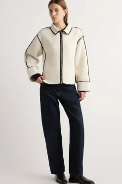 Hua Shang Group (H.K.) Ltd Madison Contrast Trim Coat< Outerwear
