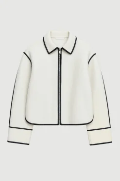 Hua Shang Group (H.K.) Ltd Madison Contrast Trim Coat< Outerwear