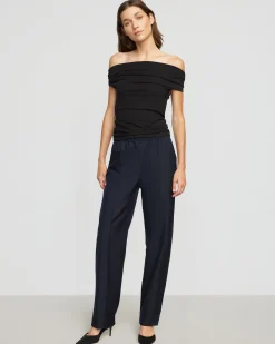 Asia Consultancy Co., Ltd Mai Asymmetric Off-Shoulder Tee< Tees|Tops